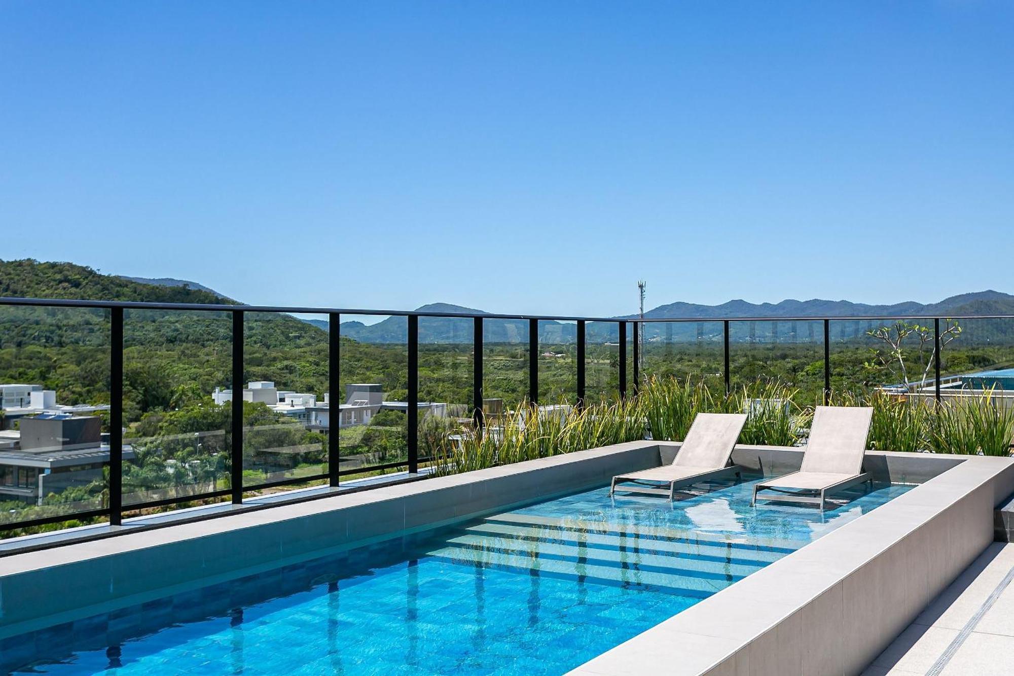 Wi-Fi 300Mb | Rooftop Com Piscina Em Jurere #Ja15 Florianopolis Ngoại thất bức ảnh